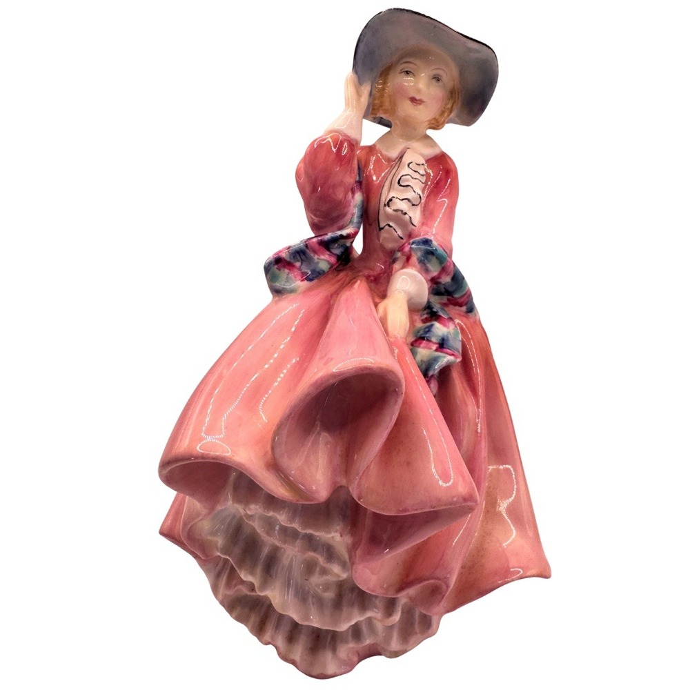 Royal Doulton "Top O' The Hill" HN 1849 Victorian Lady Figurine Vintage England